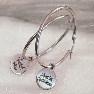 Christian Bible Verse Scripture Earrings